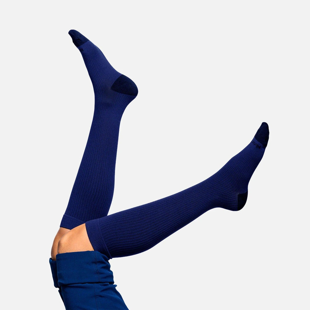 Navy Blue Classics Compression Socks